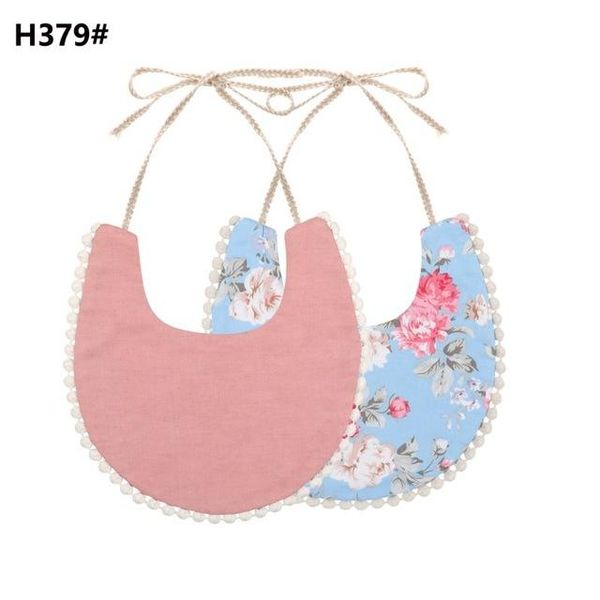 

23 colors 1pc newborn baby boys girls cute saliva towel feeding cotton linen bib dribble bandana scarf swy wmtcyr, Red;brown