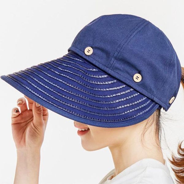 

кокк летняя шляпа sun hats для женщин съемный топ солнечный козырек cap uv защита женские шляпы женские sunhat chapeau femme складной swy sq, Blue;gray