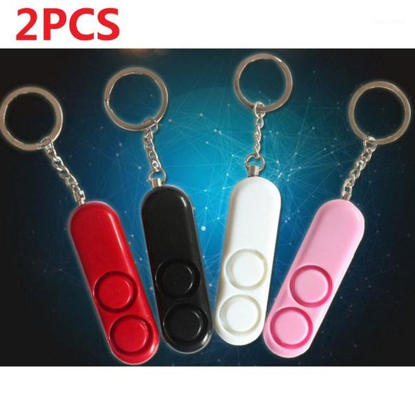 

alarm systems 2pcs/lot self defense keychain personal security anti-attack anti-rape emergency for women1