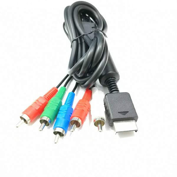 1,8 m de 6 pés de 6ft componente AV Audio Video Cable cabo para Sony PlayStation 2 3 para cabos de jogo PS3 PS2