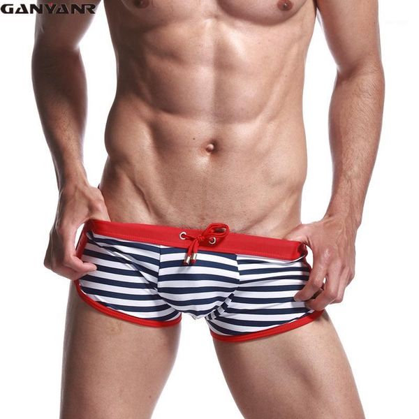 

brand male swimming trunks gay men swimwear swimsuit sunga plus size swim shorts boxer briefs bathing surf bulge1