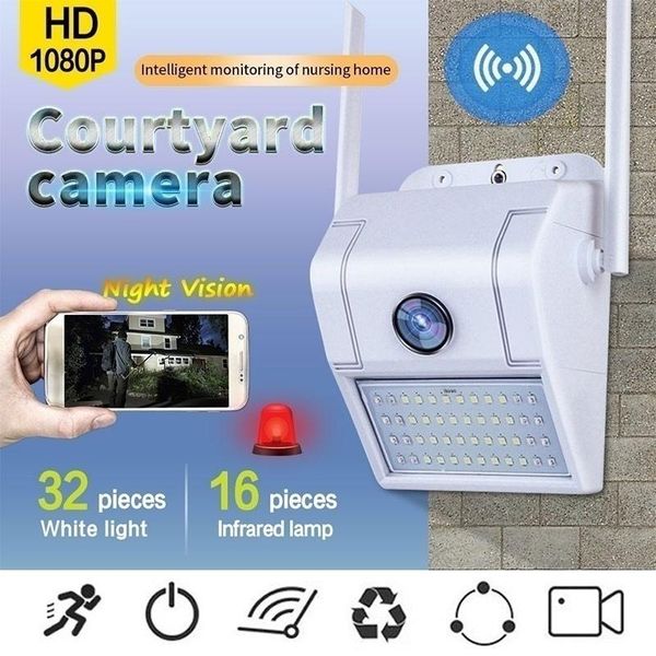 

cameras 1080p wifi ip camera outdoor wireless 48 led light ir audio video ip66 waterproof garden cctv security night courtyard monitor