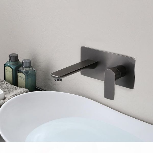 

yiyu brand dumb black embedded hidden cold and water sanitary bath faucet separation faucet
