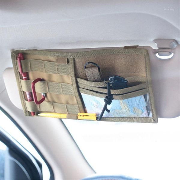 

new arrival multi function automobile interior accessories auto sunshade cover car sun visor cd holder phone hanging bag1