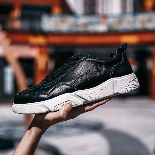 

men shoes spring autumn light genuine leather sneakers for men outdoor lace-up breathable casual walking shoes heren schoenen #uy1n