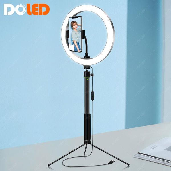 

led selfie ring light 26cm ringlight with stand for makeup p studio pgraphic lighting lamp for live stream video on tikt
