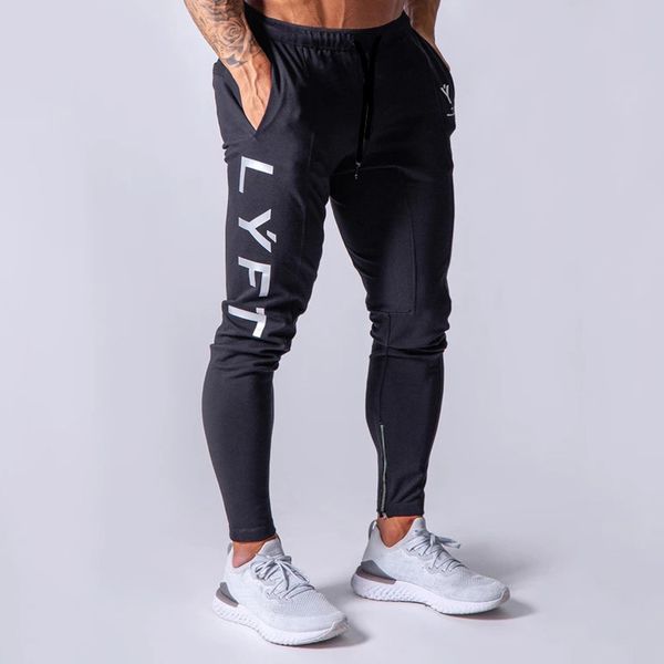 

fashion jogging pants cotton men sweatpants gym jogger pants men joggers trousers men fitness slim fit track pants streetwear c1118, Gray