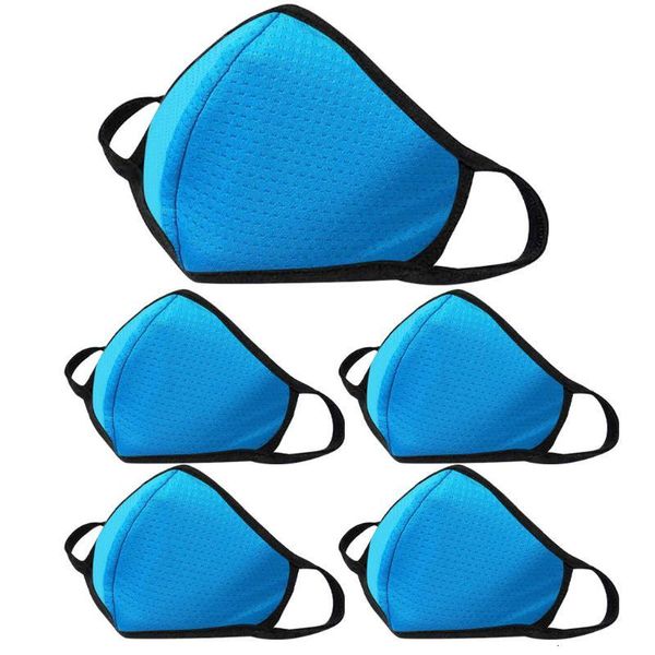 

for germ 5pcs for fashion protection black face-mask adults breathable cotton mouth face maskswashable and reu