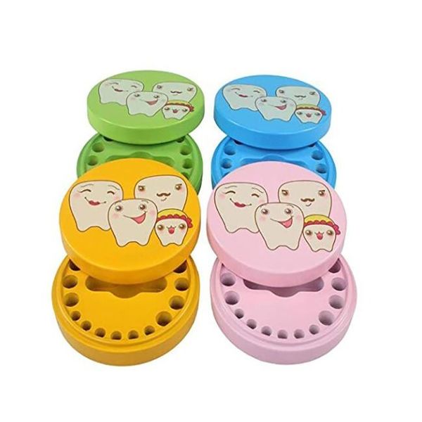 

wooden baby tooth box organizer milk teeth storage umbilical lanugo save collect baby souvenirs gifts lj201105