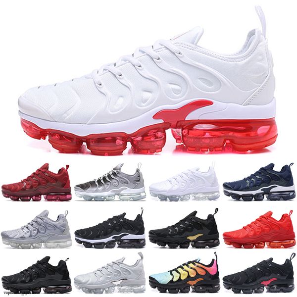 

wholesale tn new regency purple men trainers shoes women outdoor shoes black white requin olive silver metallic sports athletic sneakers, White;red