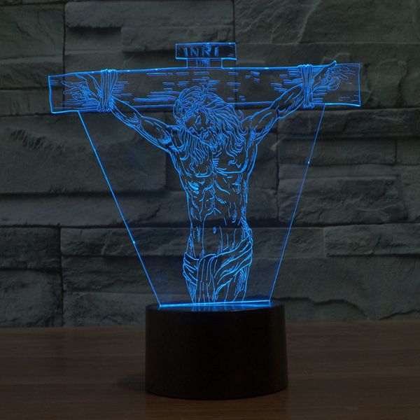 

2021 new jesus 3d night light w1g3