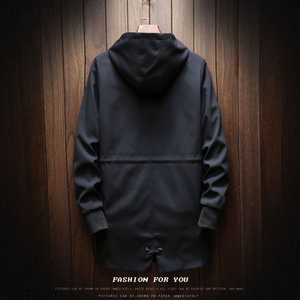 

2021 Coat Fashion More Basic Size Men's Longer Jacket Color 9W3V, Tan;black