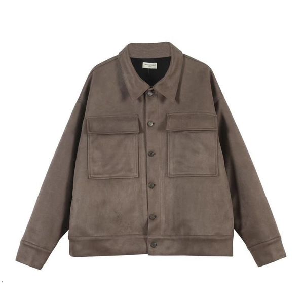 

20ss latest hiphop leather arnodefrance jacket men women pocket coat streetwear keep warm casual jacket, Black;brown