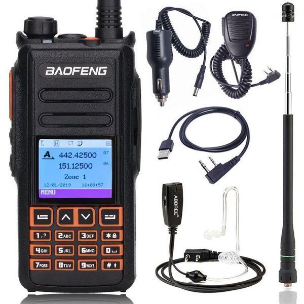 

walkie talkie baofeng dm-x gps record dual band time slot tier 1&2 ii dmr digital/analog upgrade of dm-1702 digital talkie1