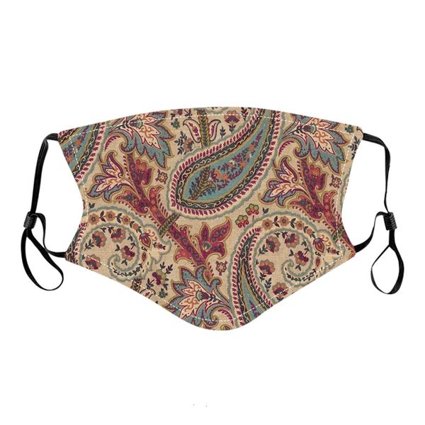 

dustproof face print mouth mask househould protective cotton reusable washable fashion design masks