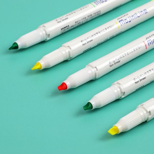 

3шт набор zebra wks22 mojiniline marister marker marker marker picture не цветущий журнал delaction kawaii h bbyuig, Black;red