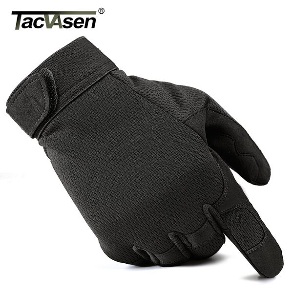 

tacvasen assault men' warm army combat full finger tactical anti-slip thermal airsoft military men gloves lj201221, Blue;gray