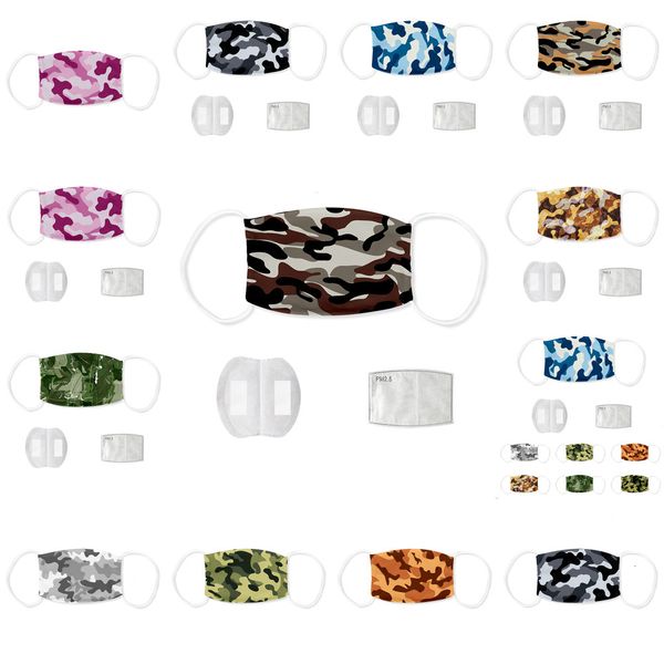 

fashion cotton reusable camouflage washable face mask prevent pollution anti dust pm 2.5 respirator mouth masks 7 ns6fo