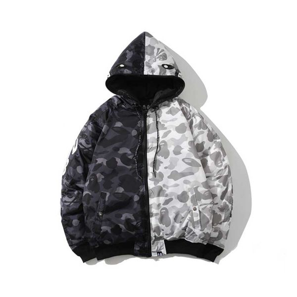 

fashion down jacket mens casual down jacket mens outdoor warm men's winter coat jacket, Black