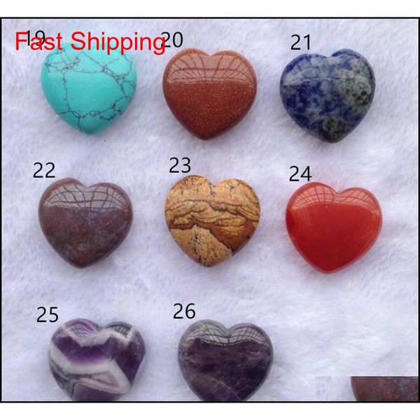 

reiki minerals heart shape crystal natural quartz chakra healing stone gemstone pendant diy gift home deco qylkxx bbgargden