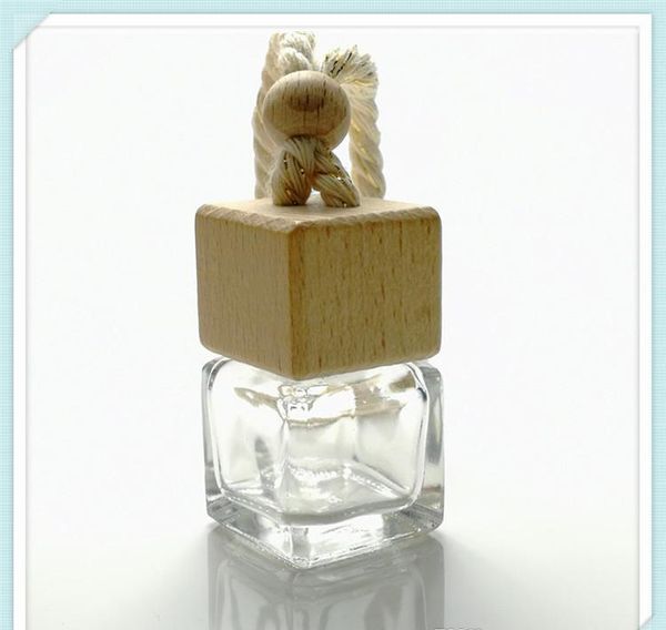 

8ml car perfume bottles wood screw cap glass empty bottle with hang rope for car decoratio jllipv mx_home