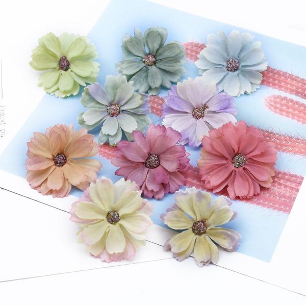 

20 искусственных цветов украшения дома аксессуары свадебные украшения сушеный цветок diy брошь скрапбукинг конфеты коробка вазы bbylla