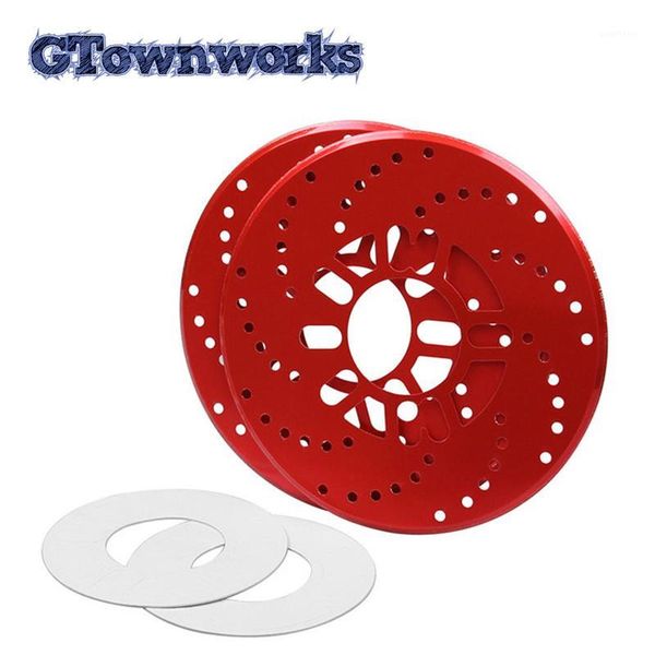 

1pc automotive wheel brake disc cover auto wheels plate rear drum decorative sheet aluminum alloy for car modification thicken1