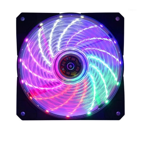 

fans & coolings rgb color-changing symphony led light deskcomputer diy light-emitting cooling fan case (2pcs 11