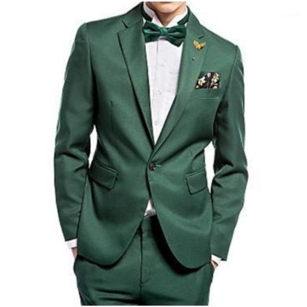 

one button dark green groom tuxedos groomsmen men wedding suits formal tuxedo jacket men suit (jacket+pants+tie)1, White;black