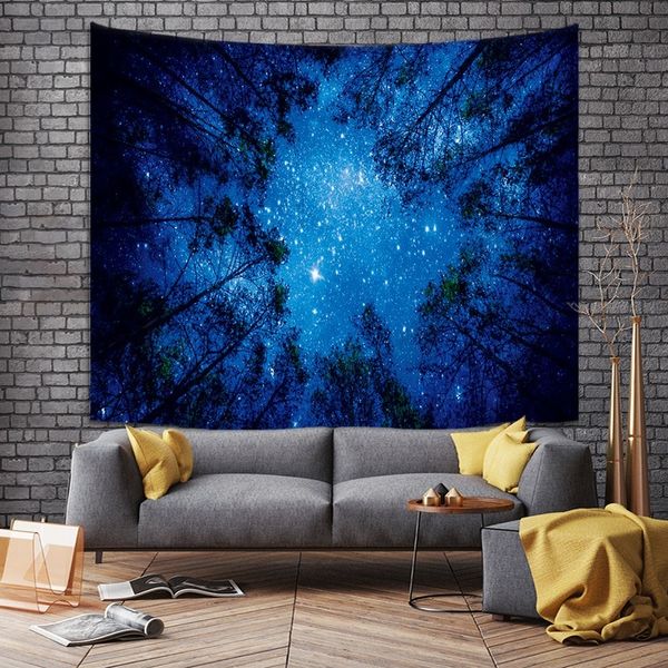 

tapestry beautiful starry sky nebula landscape tapestry living room bedroom background cloth home furnishing fabric