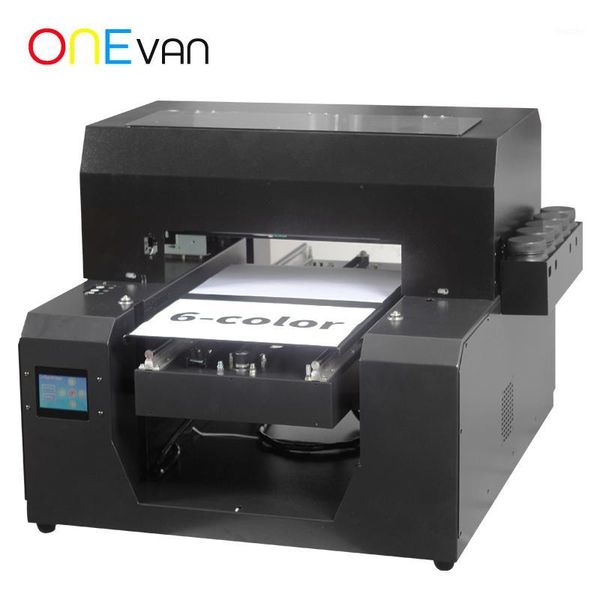 

clotht-shirt a3 uv printer inkjet flatbed printer custom logo garment dtg printing machine with ink / tray1