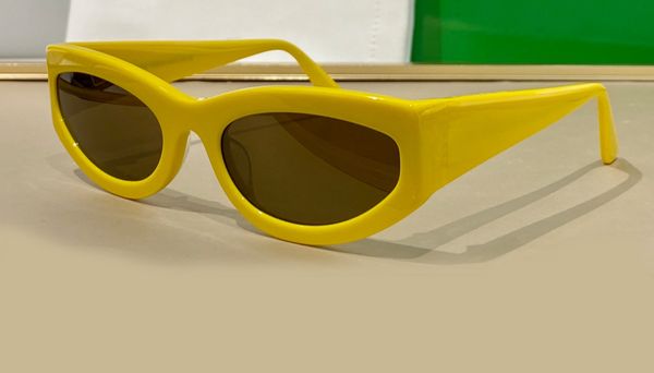 

fashion yellow brown sunglasses 1089 cat eye shape glasses shield sport sunglasses for women men uv shades with box, White;black