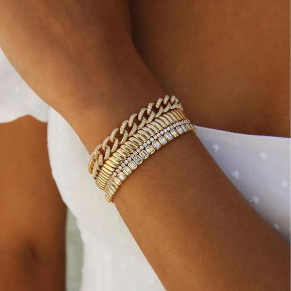 

link, chain 2021 arrival rose gold silver color classic choke jewelry high polish 10mm herringbone snake bracelet for women, Black