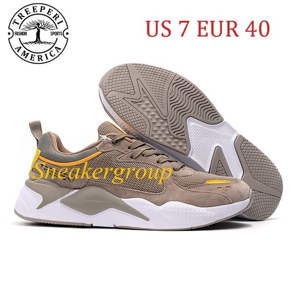 

2021 treeperi fashion chunky 2.0 soft sole running shoes khaki yellow us 7 eur 40 for men trainers