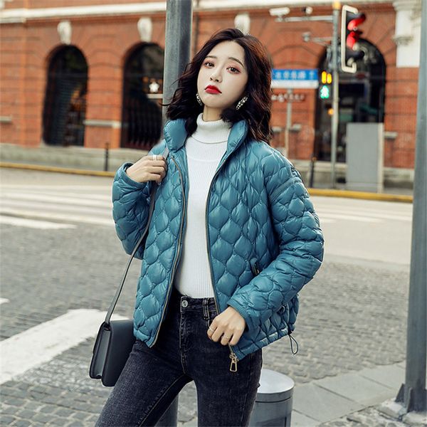

winter down cotton jacket women female warm clothes 201103, Black