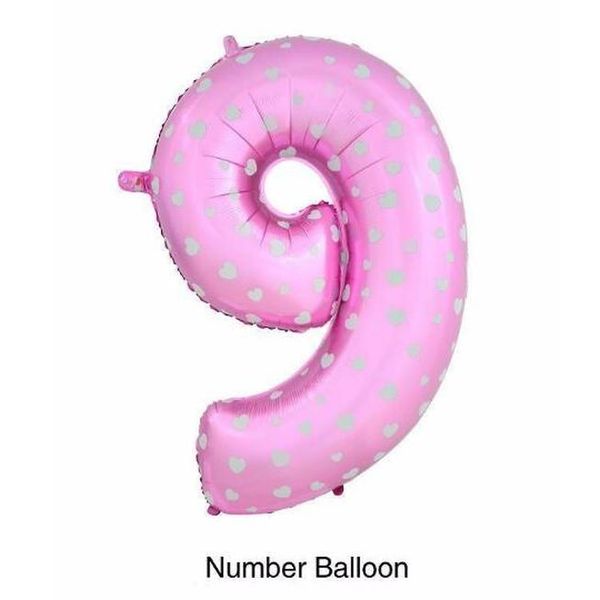 

1шт 16 40 дюймов розовый воздушный шар фольги номер воздушные шары детские душевые мальчик 0 9 день рождения свадьба украшения globos детски