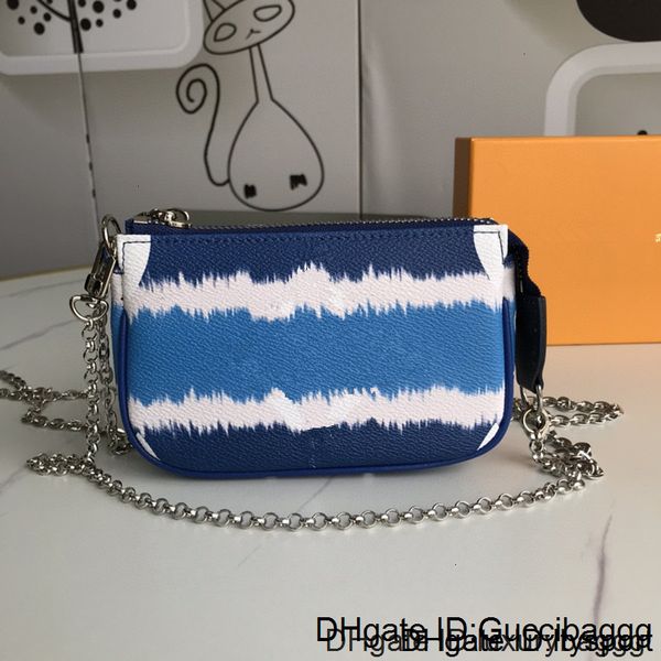 

2020 escale pochette accessoires m69269 women mini designer clutch hobos bag with chain new tie dye giant series small bags