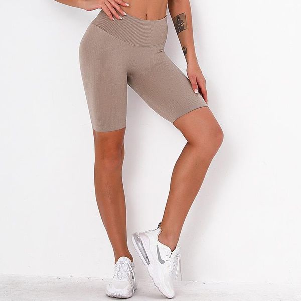 

fitness shorts women leggings short push up seamless cycling women's sports yoga for gym sport high waisted woman running waist, White;red