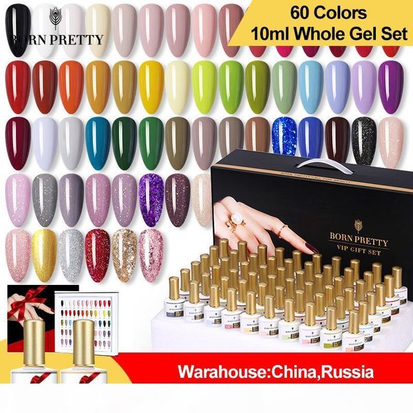 

born pretty гель лак для ногтей kit 60 горячих цвета для ногтей art design 10мл всего набор semi постоянного гель польского set base top coa, Red;pink