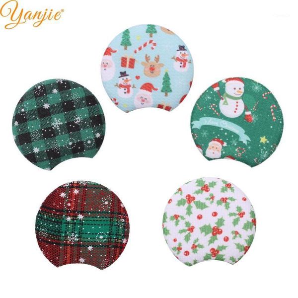 

hair accessories 1 pair 3.3'' plaid/rainbow/clover print mouse ears for girls women headband 2021 party diy accessories1, Slivery;white