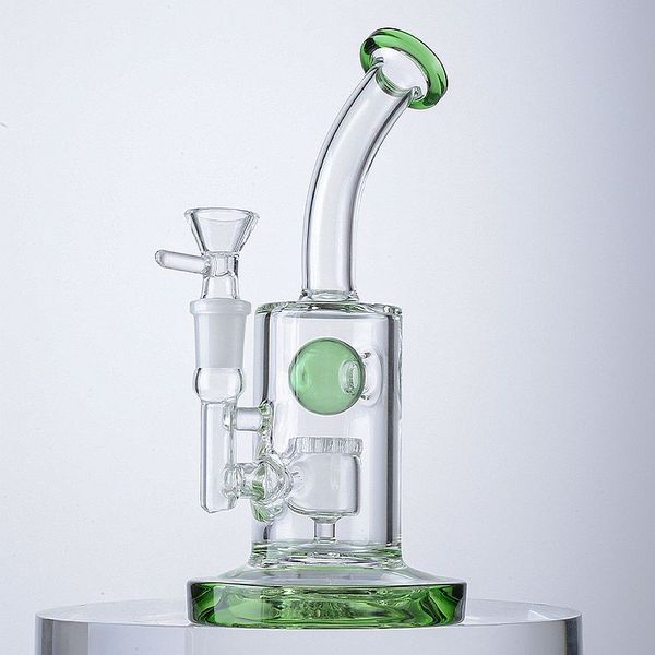 Heady Cookahs Jet Perc Splash Guard Ball Water Pubs 14 мм женское суставовное масло Установки DAB 8 дюймов Бонг с чашами стеклянные бонги