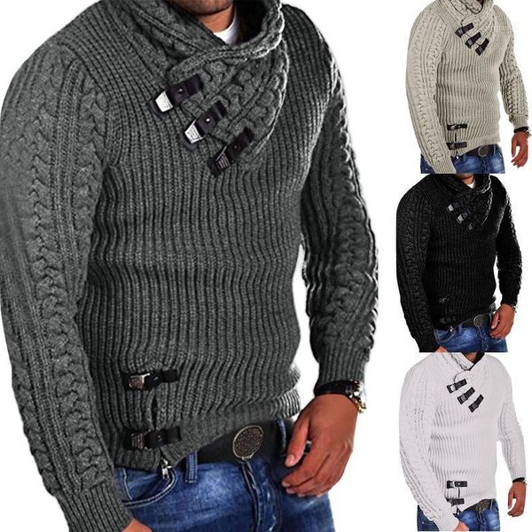 

winter warm turtleneck sweater men tricot pull homme casual pullovers male outwear slim knitted sweater solid jumper pull homme1, White;black