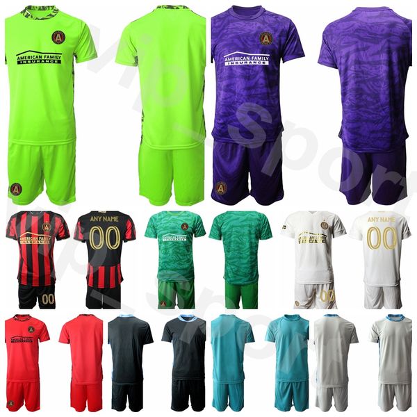 

goalkeeper atlanta united soccer mls goalie 13 brendan moore jersey set 1 brad guzan football shirt kits uniform black blue red grey purple