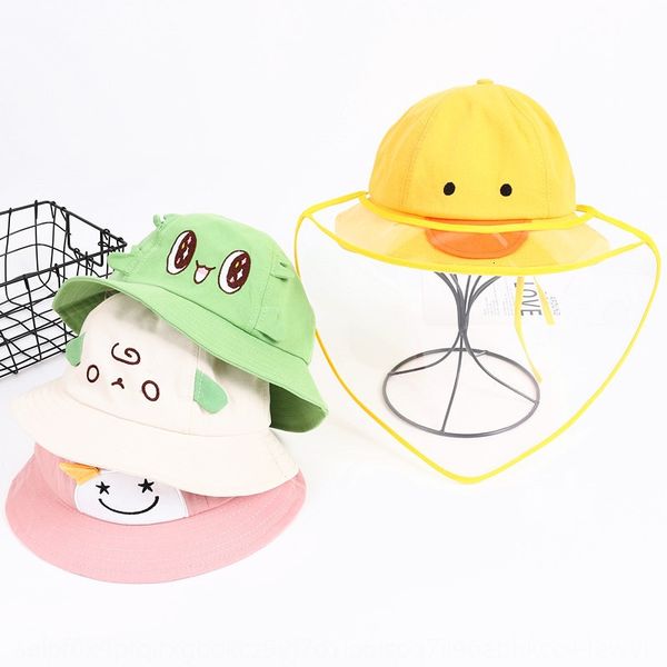 

children's protective korean-style cute fisherman protection fisherman hat protection hat face-covering protective cover large mask dus