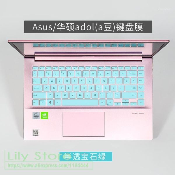 

silicone keyboard cover skin protector for asus vivobook s14 s433fl s433f s433fa 2020 s 433 s433 fl fa f1