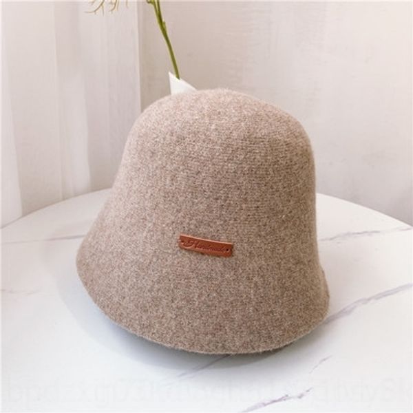 

lsyg winter women knitted female warm pom pom wool hat ladies skull 20pcs solid hat outdoor fashion caps beanie lja2757, Brown;gray