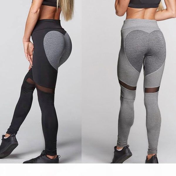 

плюс размер бразильского стиля в форме сердца боковая сетка панель activewear joga трусики тренировки спортивные леггинсы наряды, Black;white