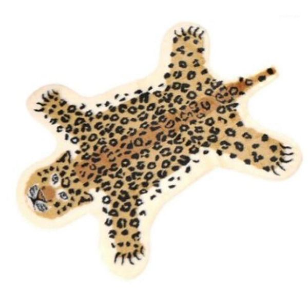 

soft tiger printed home decor washable faux skin bedroom coffee table carpet area rug living room mat long plush non slip1