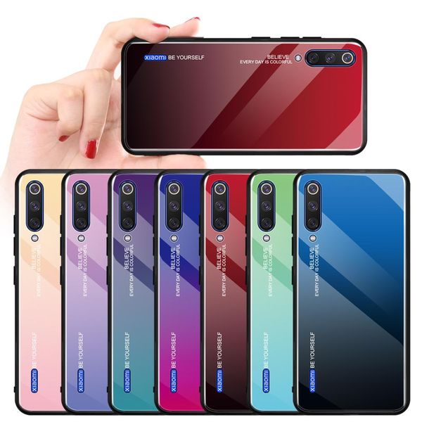 

градиент закаленного стекла чехол для xiaomi mi 9 lite mi9 se 9t pro cc9 pro redmi 8 8a примечание 8 pro 8t wmtmwr
