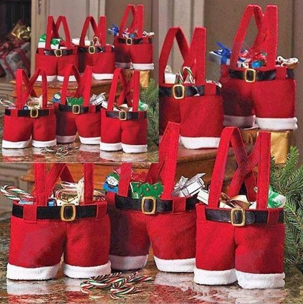 

factory8spfbottle wine merry candy factoryuuwytreat santa claus bag suspender pants trousers decor christmas gift bags c090